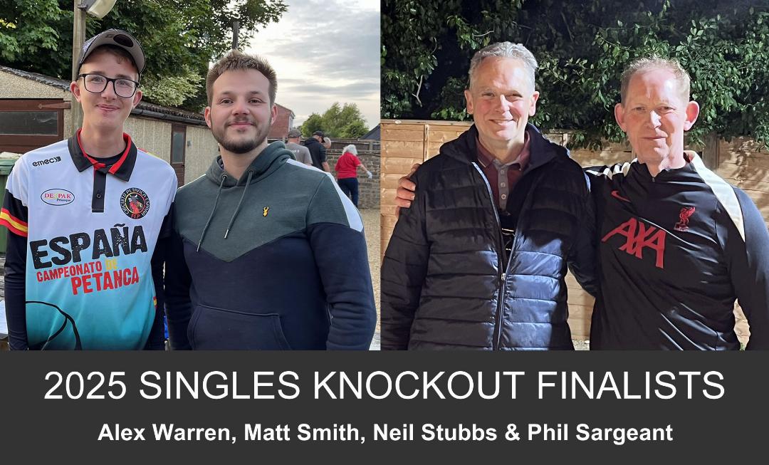 2025 Singles Finalists