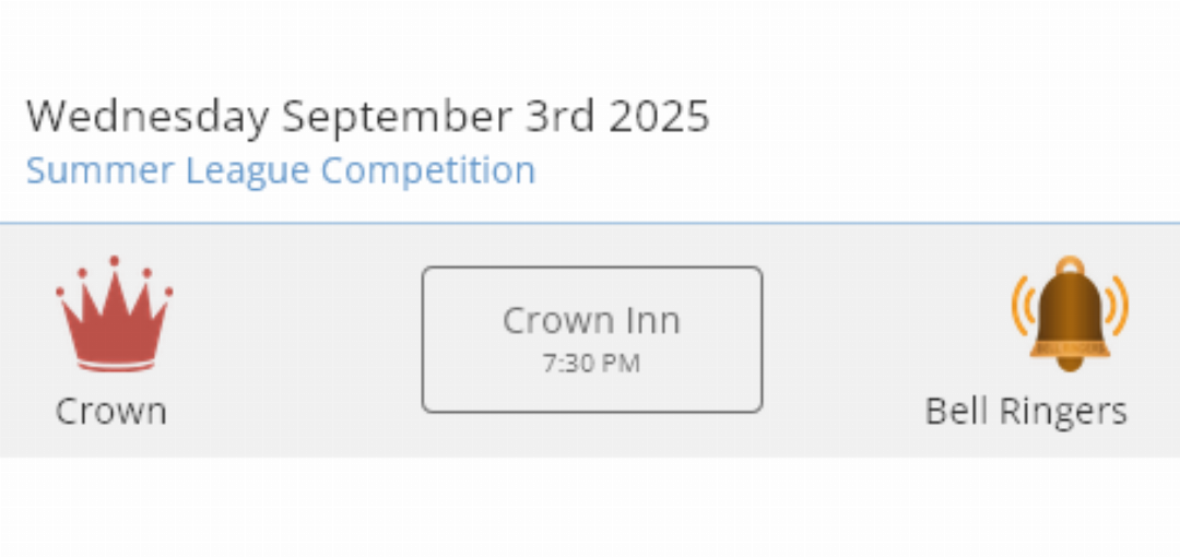 Postponed Fixture